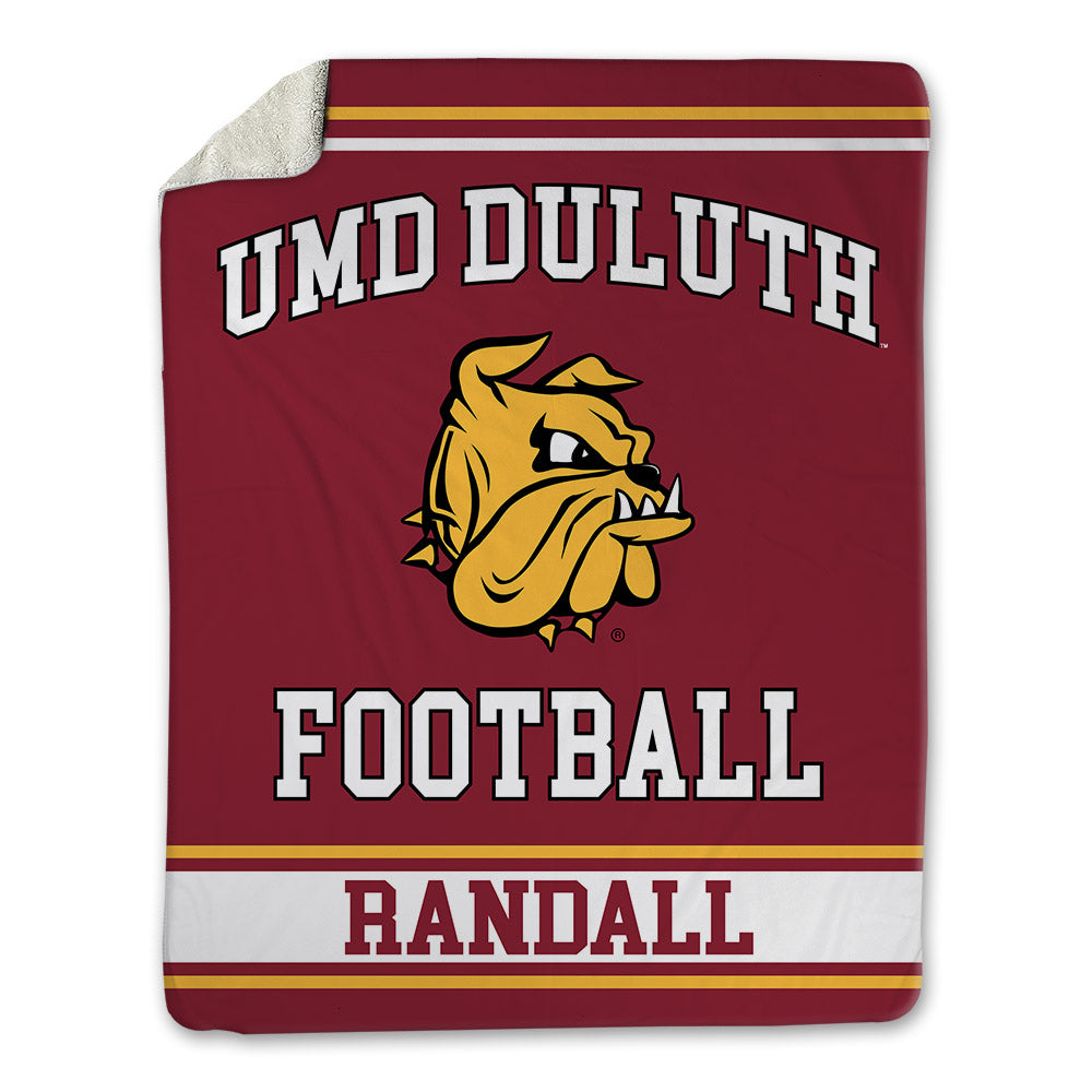 UMN Duluth - NCAA Football : Austin Randall - Blanket-0