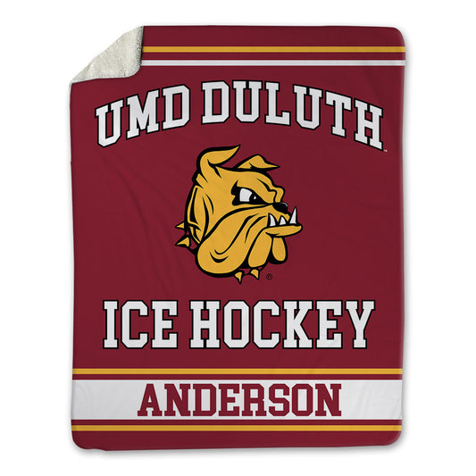 UMN Duluth - NCAA Men's Ice Hockey : Hunter Anderson - Blanket-0
