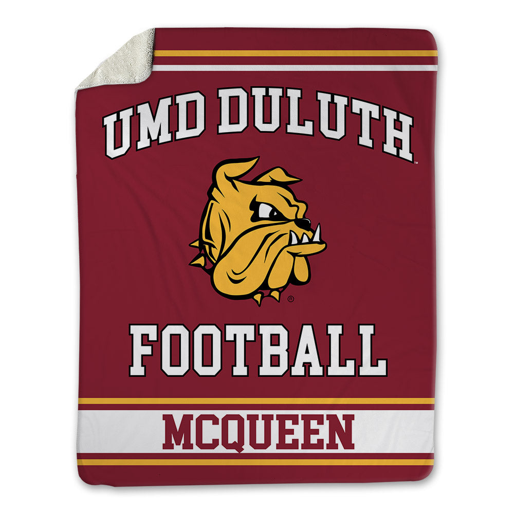 UMN Duluth - NCAA Football : Preston McQueen - Blanket-0