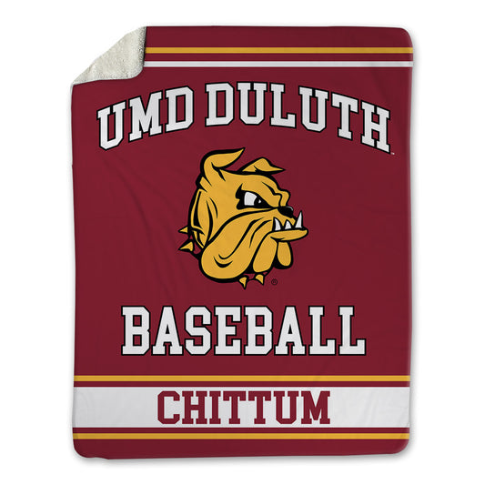 UMN Duluth - NCAA Baseball : Caid Chittum - Blanket-0