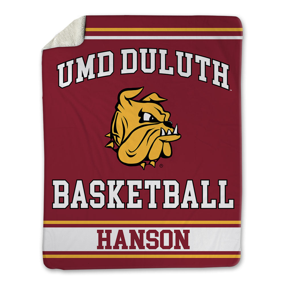 UMN Duluth - NCAA Men's Basketball : Kole Hanson - Blanket-0