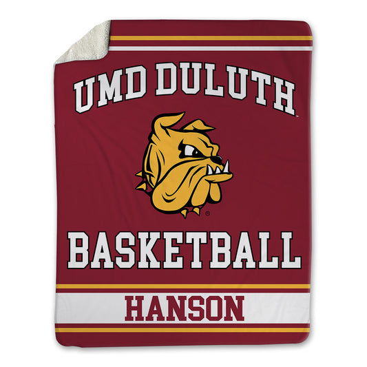 UMN Duluth - NCAA Men's Basketball : Kole Hanson - Blanket-0