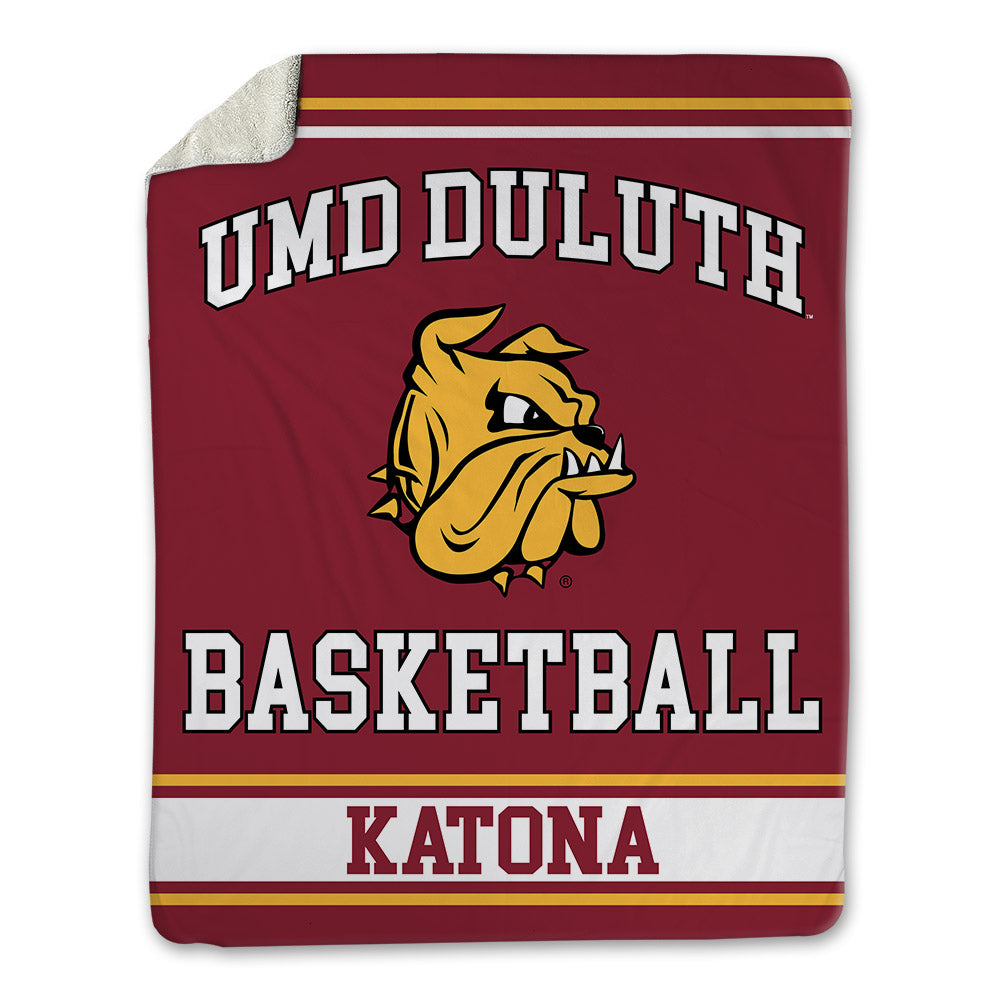 UMN Duluth - NCAA Men's Basketball : Nick Katona - Blanket-0