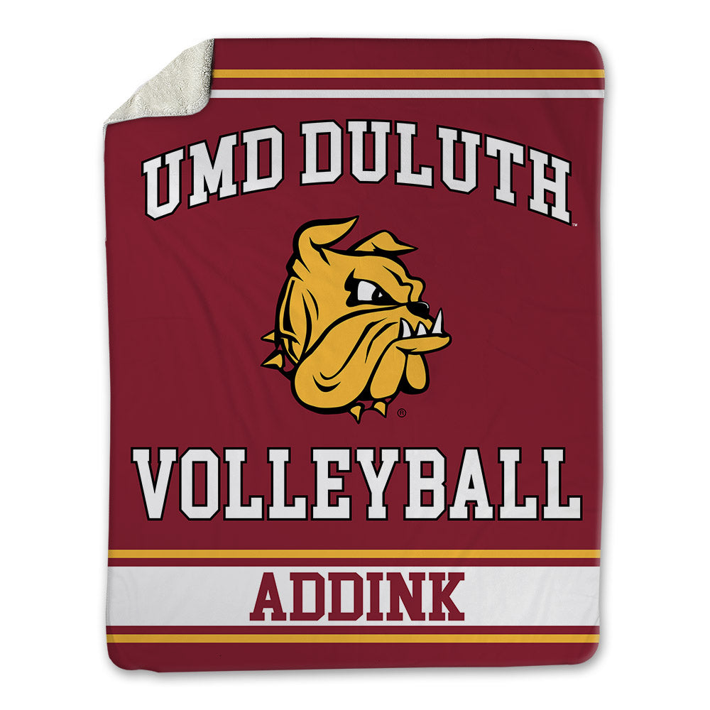 UMN Duluth - NCAA Women's Volleyball : Payton Addink - Blanket-0