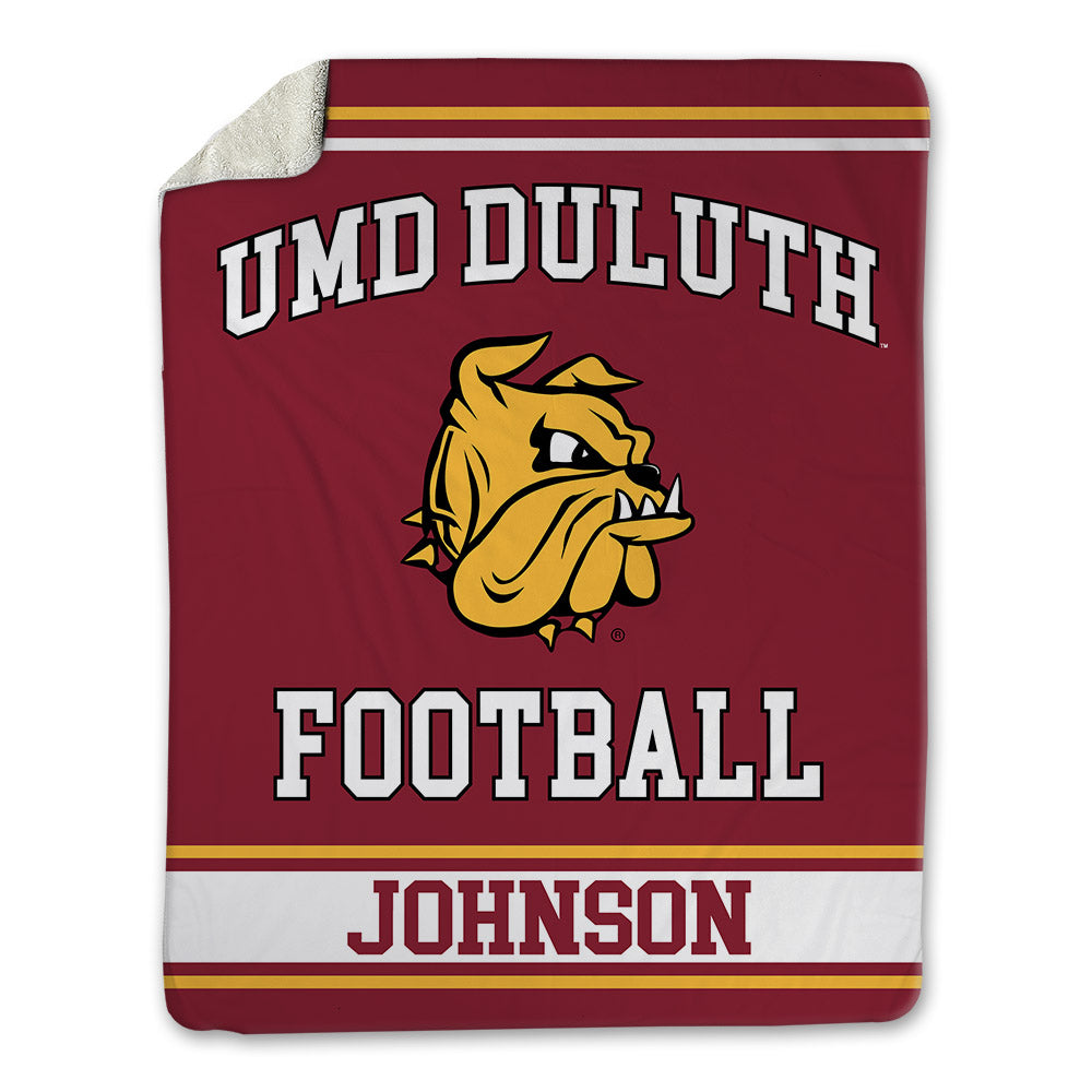 UMN Duluth - NCAA Football : Zach Johnson - Blanket-0