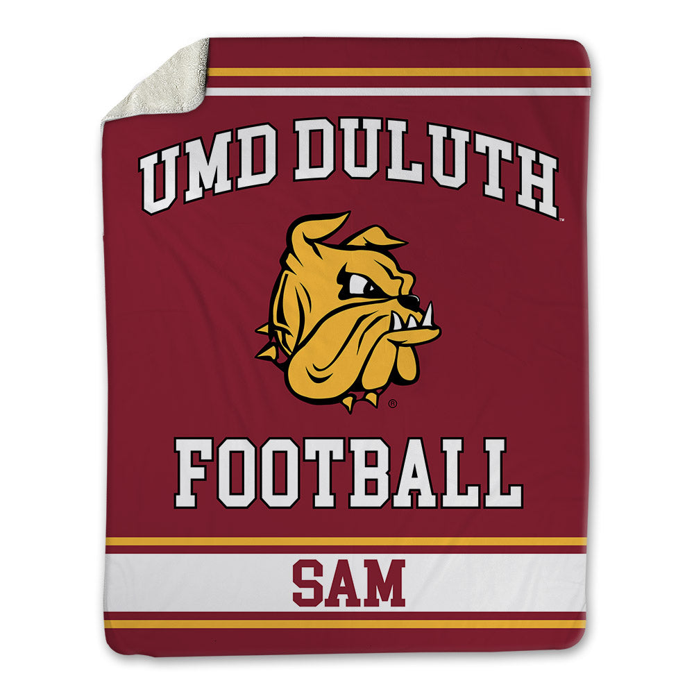 UMN Duluth - NCAA Football : Ethan Sam - Blanket-0