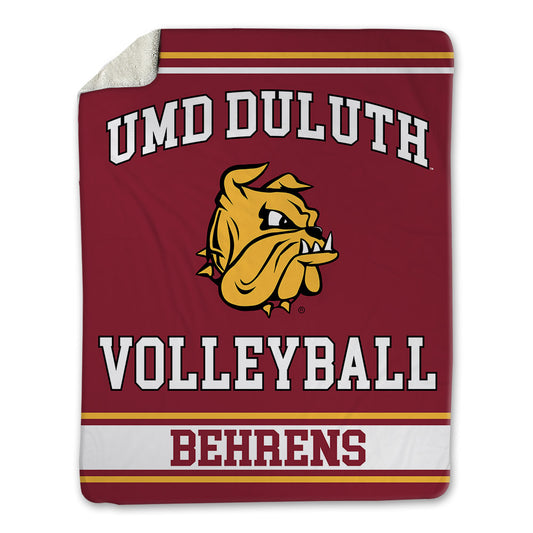 UMN Duluth - NCAA Women's Volleyball : Kendra Behrens - Blanket-0