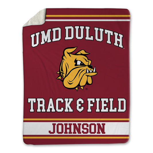 UMN Duluth - NCAA Men's Track & Field : Joshua Johnson - Blanket-0