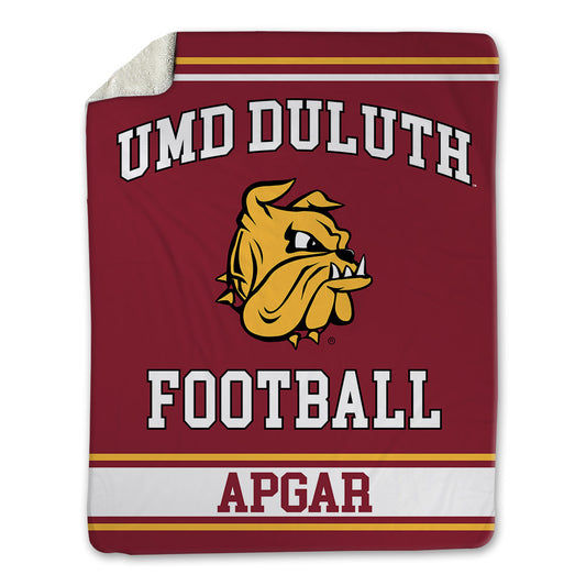 UMN Duluth - NCAA Football : Jadon Apgar - Blanket-0