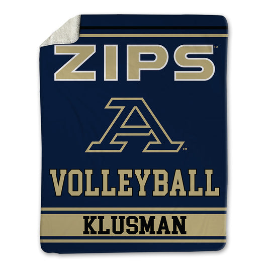 Akron - NCAA Women's Volleyball : Ruby Klusman - Blanket-0