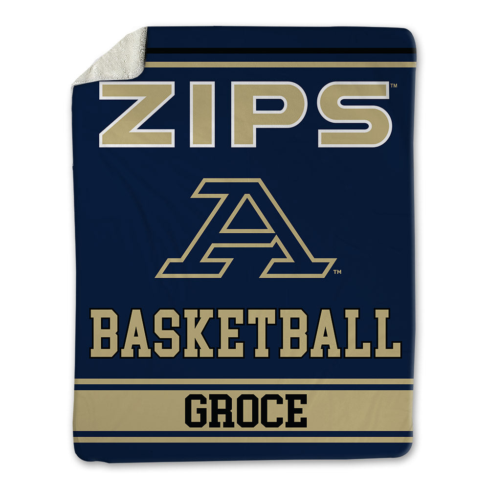 Akron - NCAA Men's Basketball : Conner Groce - Blanket-0