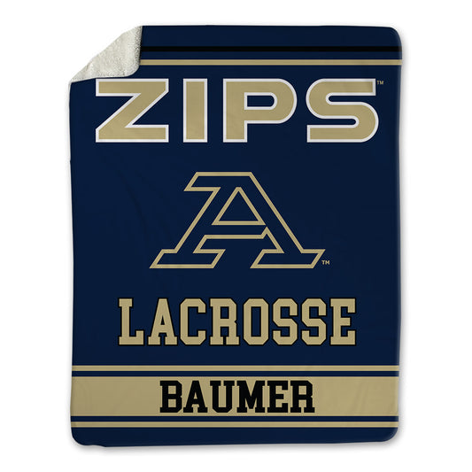 Akron - NCAA Women's Lacrosse : Katie Baumer - Blanket-0