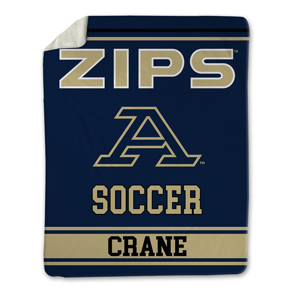 Akron - NCAA Men's Soccer : Gavin Crane - Blanket-0