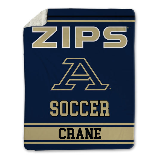 Akron - NCAA Men's Soccer : Gavin Crane - Blanket-0