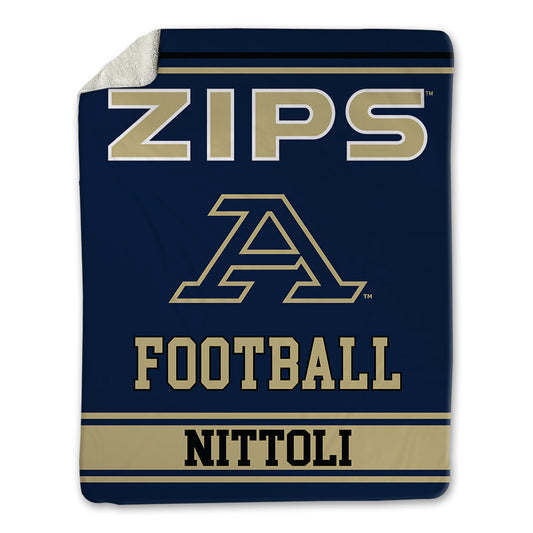 Akron - NCAA Football : Danny Nittoli - Blanket-0
