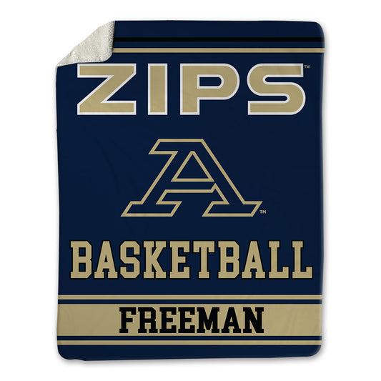 Akron - NCAA Men's Basketball : Enrique Freeman - Blanket-0