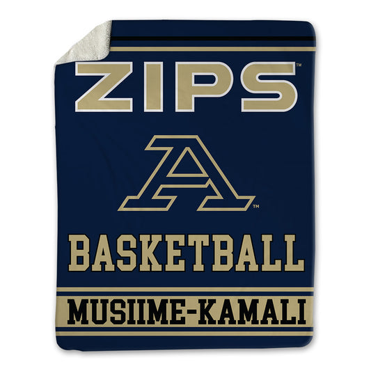 Akron - NCAA Men's Basketball : Marvin Musiime-Kamali - Blanket-0