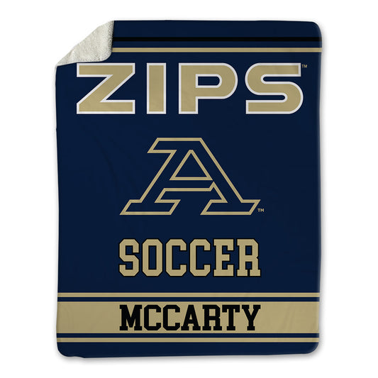 Akron - NCAA Men's Soccer : Lincoln McCarty - Blanket-0