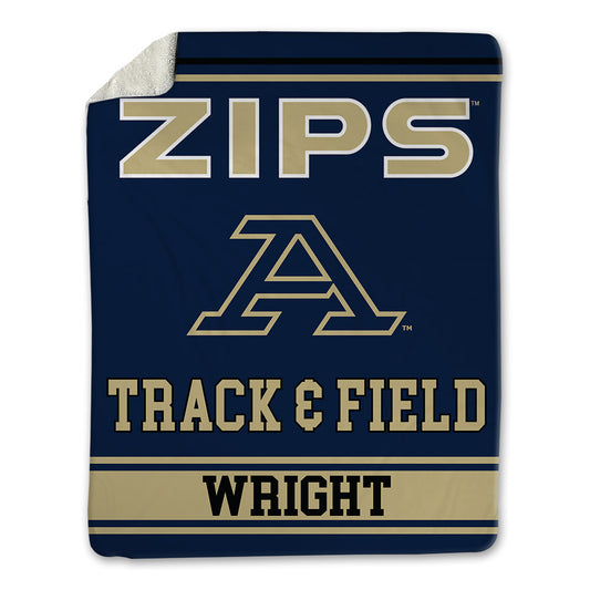 Akron - NCAA Men's Track & Field : Delton Wright - Blanket-0