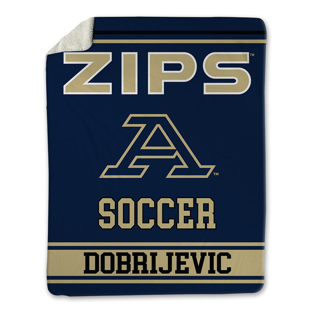 Akron - NCAA Men's Soccer : Stefan Dobrijevic - Blanket-0