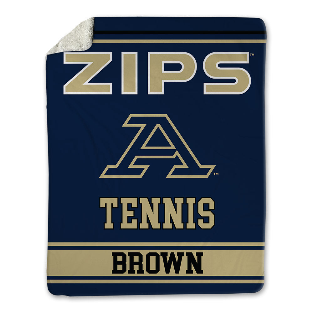 Akron - NCAA Men's Tennis : Kyle Brown - Blanket-0