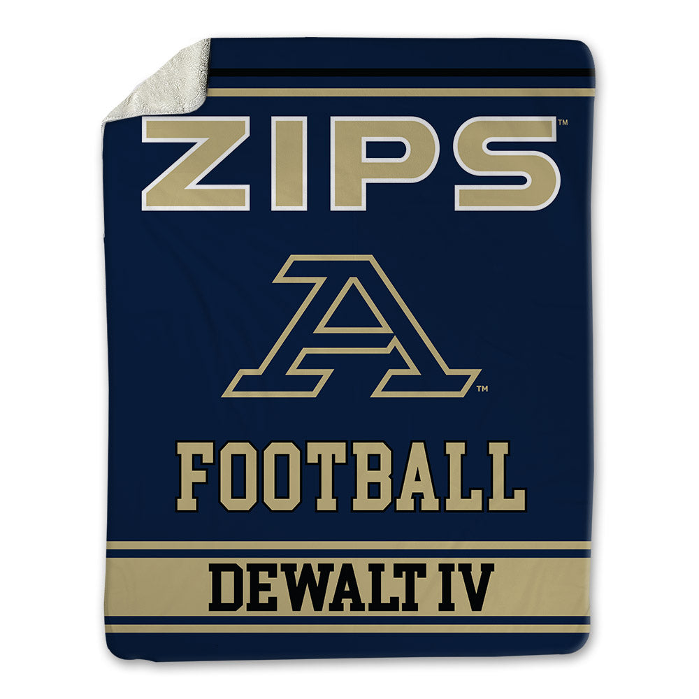 Akron - NCAA Football : Malcolm DeWalt IV - Blanket-0
