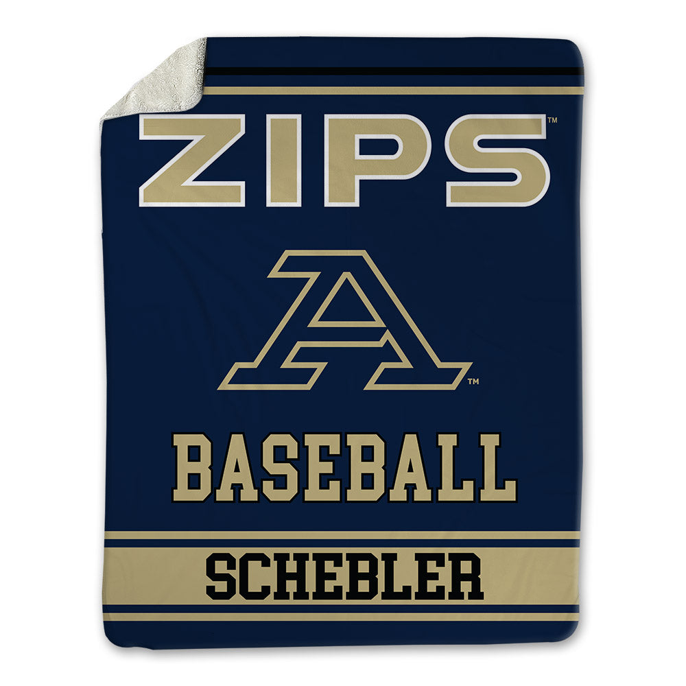 Akron - NCAA Baseball : Charles Schebler - Blanket-0