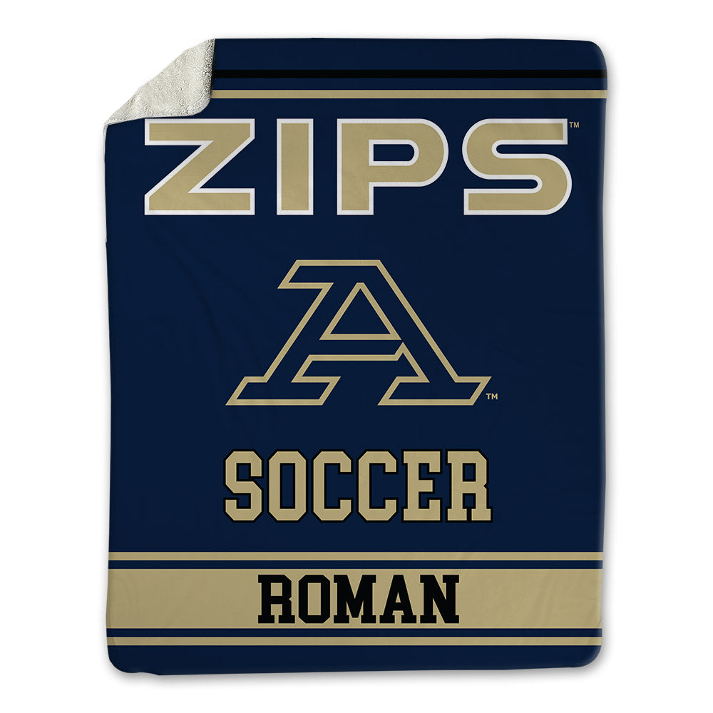 Akron - NCAA Men's Soccer : Jack Roman - Blanket-0