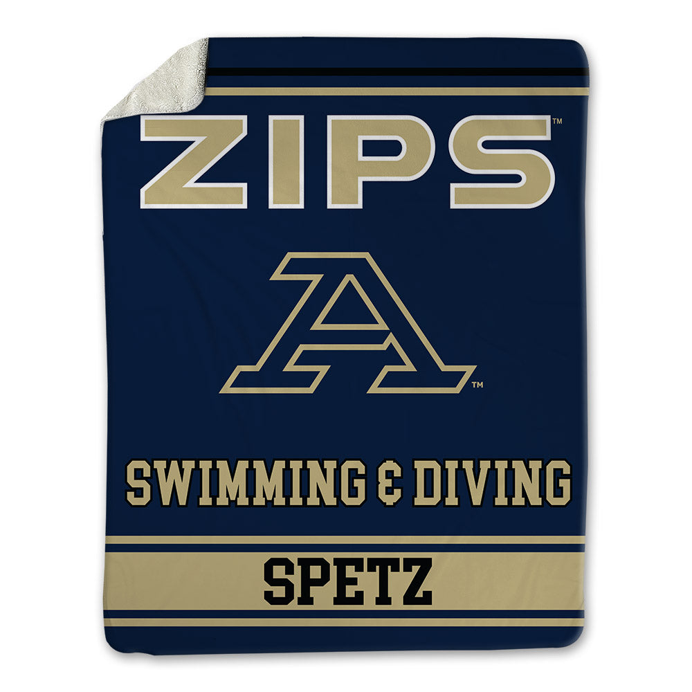 Akron - NCAA Women's Swimming & Diving : Corinne Spetz - Blanket-0