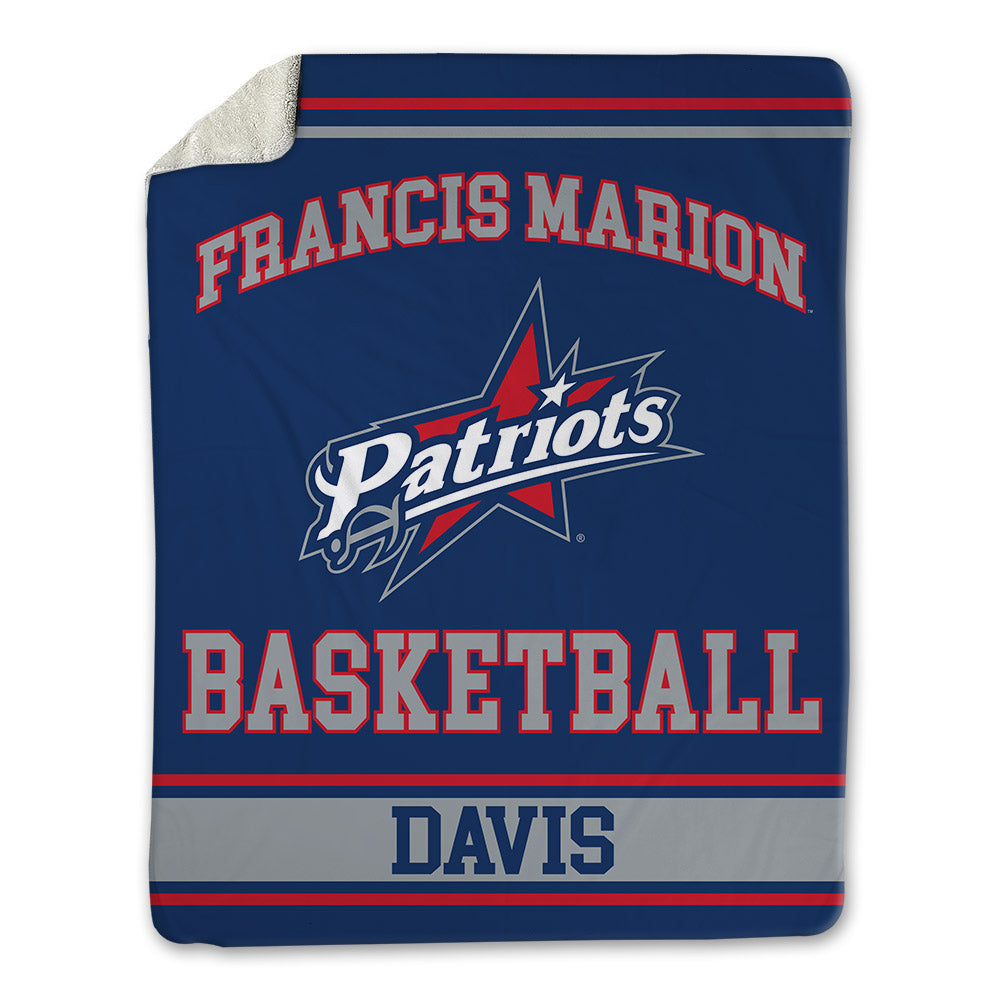 Francis Marion - NCAA Men's Basketball : Shannon Davis - Blanket-0