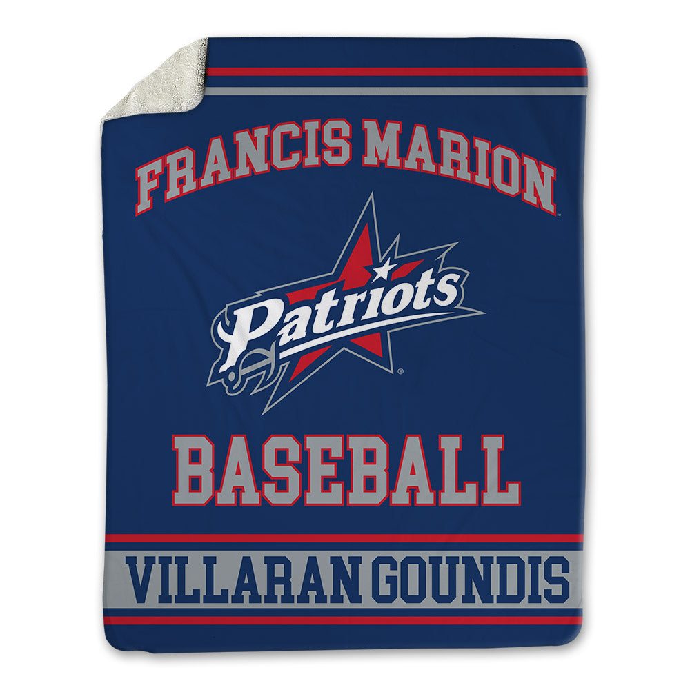 Francis Marion - NCAA Baseball : Dariel Villaran Goundis - Blanket-0