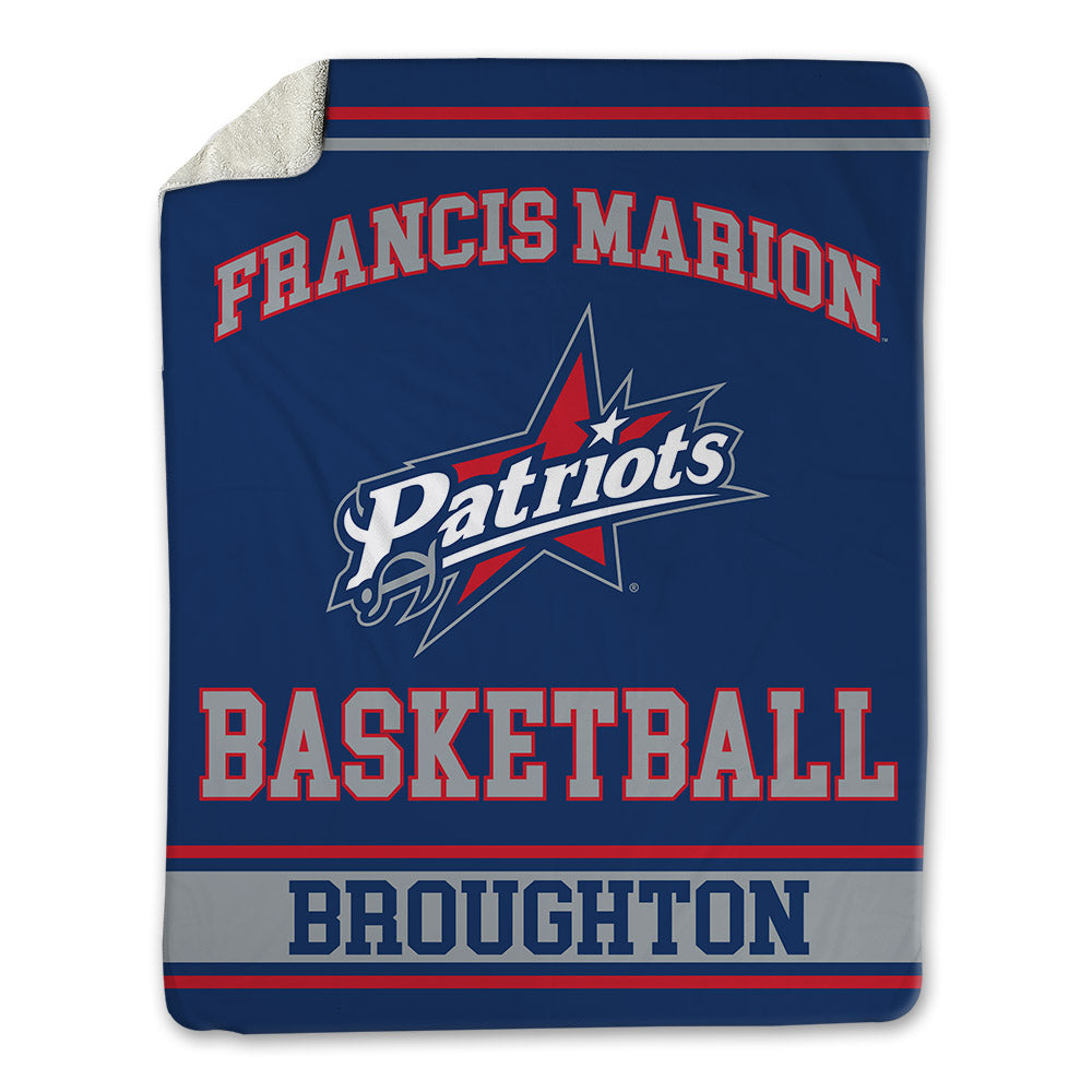 Francis Marion - NCAA Men's Basketball : Jaden Broughton - Blanket-0