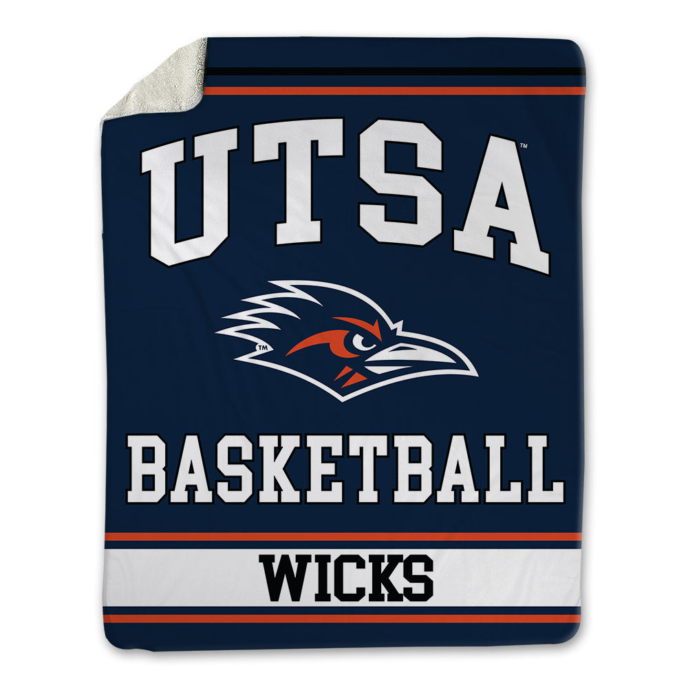 UTSA - NCAA Men's Basketball : Skylar Wicks - Blanket-0