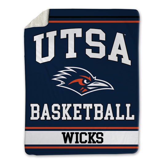 UTSA - NCAA Men's Basketball : Skylar Wicks - Blanket-0