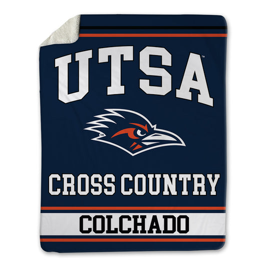 UTSA - NCAA Women's Cross Country : Estefania Colchado - Blanket-0