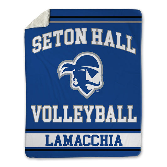 Seton Hall - NCAA Women's Volleyball : Faith LaMacchia - Blanket-0