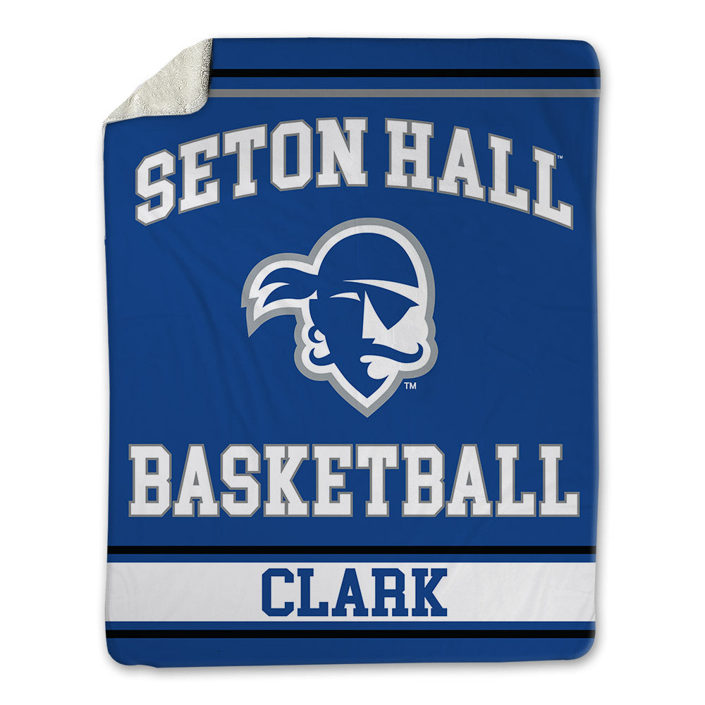 Seton Hall - NCAA Men's Basketball : Adam Clark - Blanket-0
