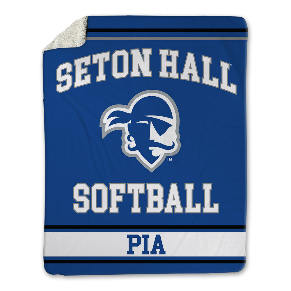 Seton Hall - NCAA Softball : Marisa Pia - Blanket-0