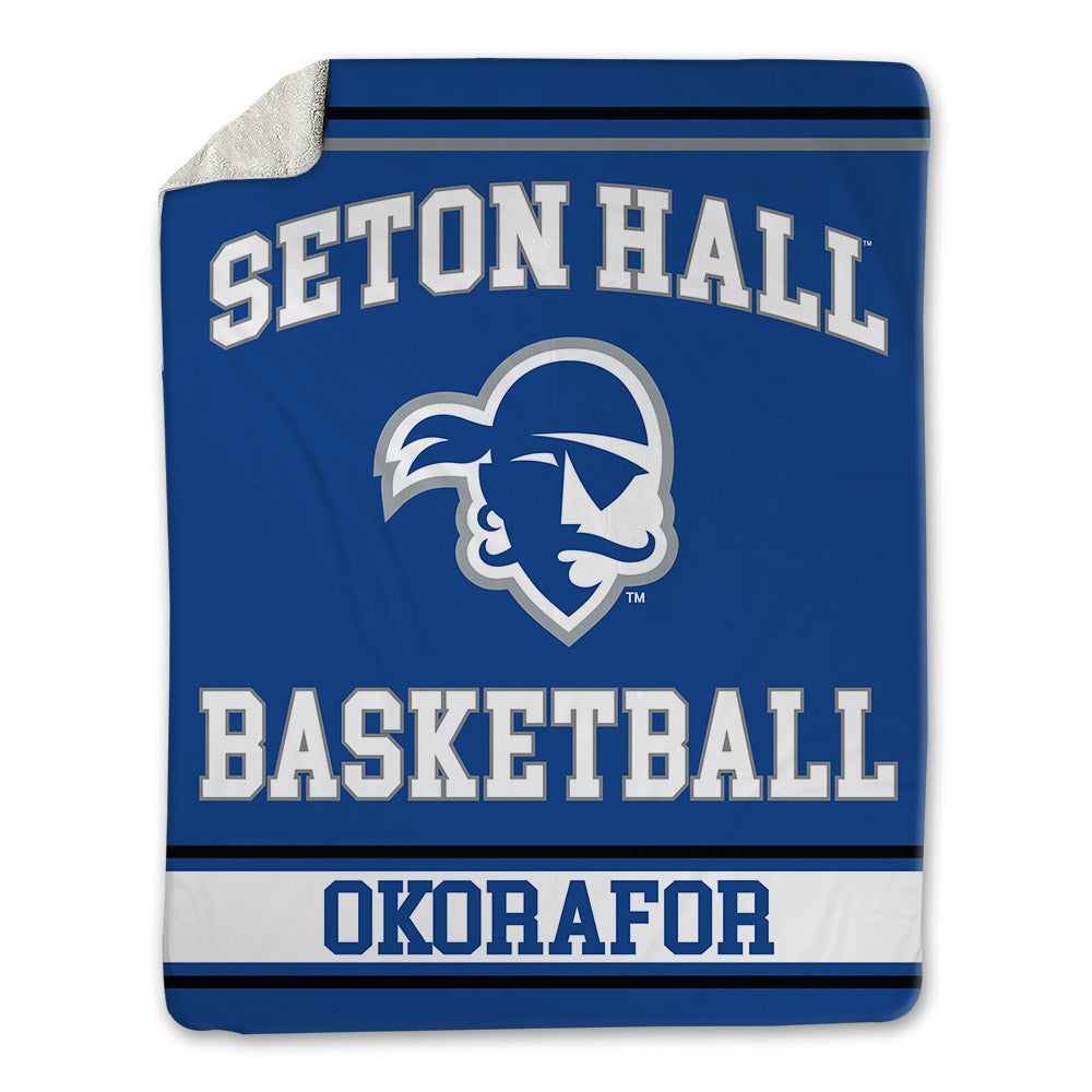 Seton Hall - NCAA Men's Basketball : Emmanuel Okorafor - Blanket-0