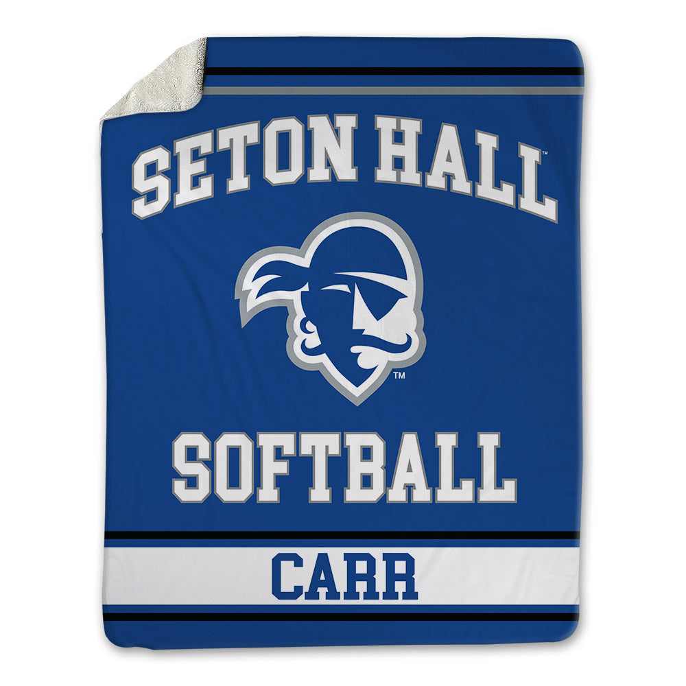 Seton Hall - NCAA Softball : Kelsey Carr - Blanket-0