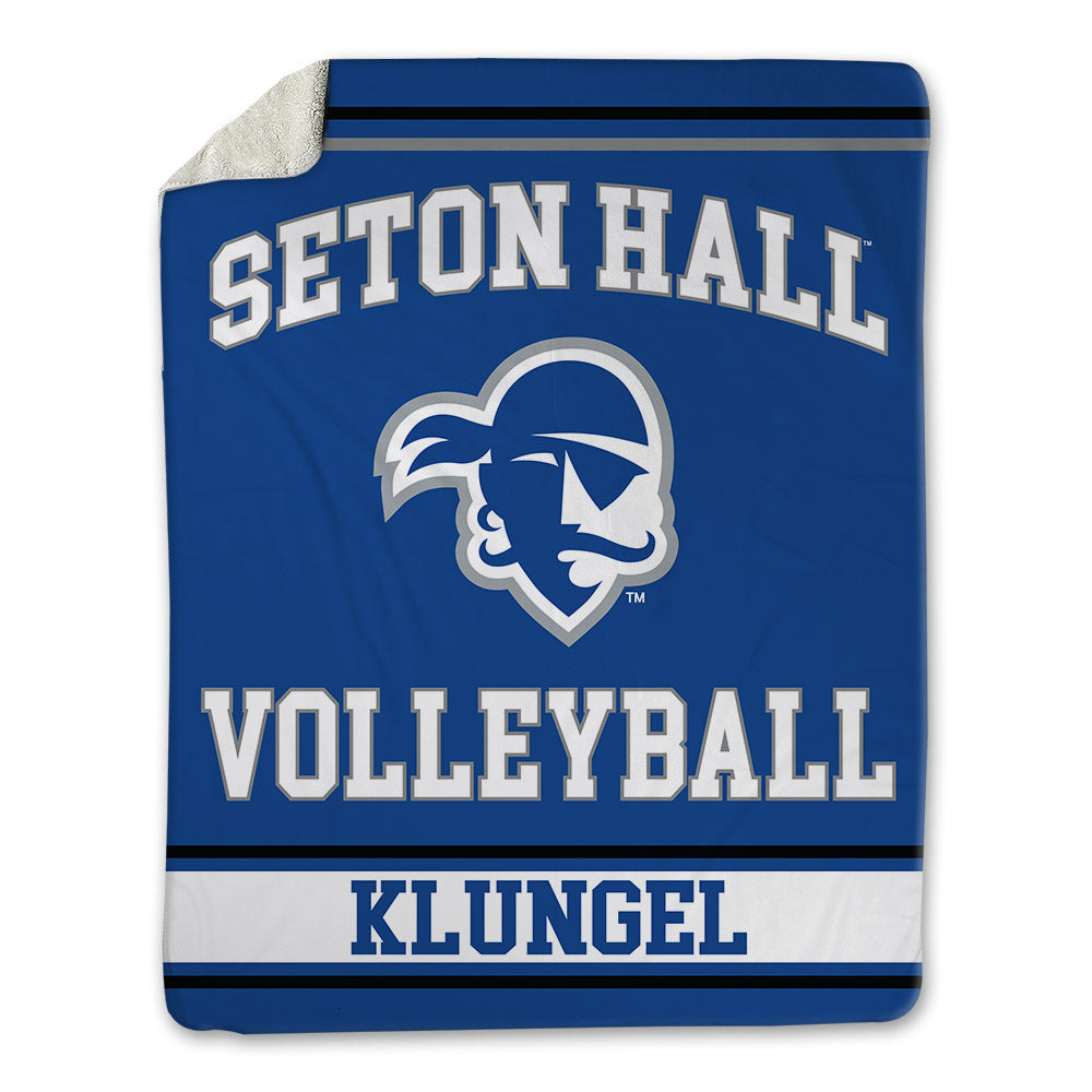 Seton Hall - NCAA Women's Volleyball : Madison Klungel - Blanket-0