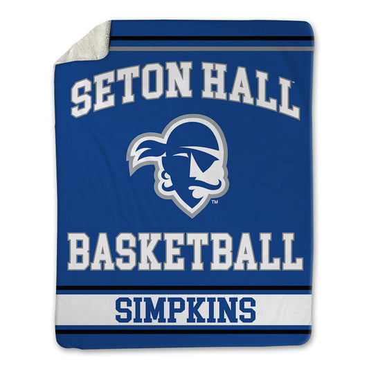 Seton Hall - NCAA Men's Basketball : Tajuan Simpkins - Blanket-0