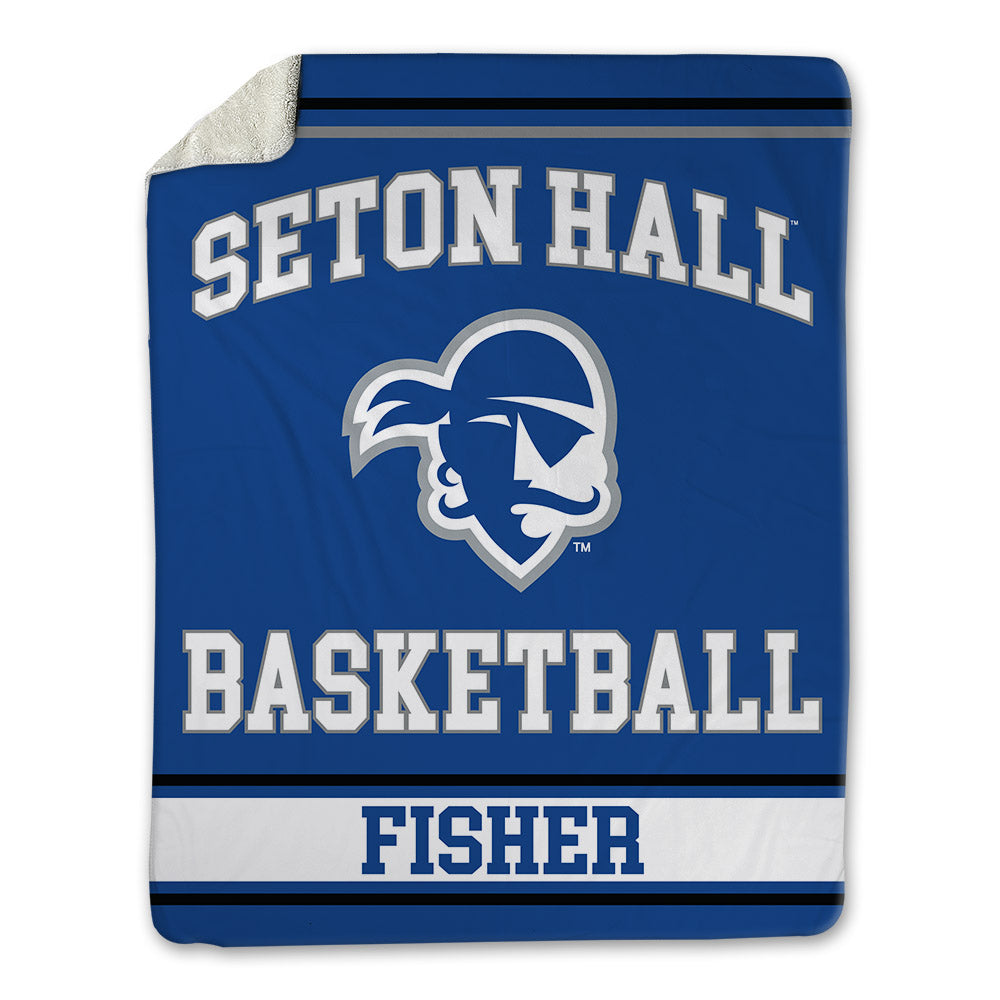 Seton Hall - NCAA Men's Basketball : Elijah Fisher - Blanket-0