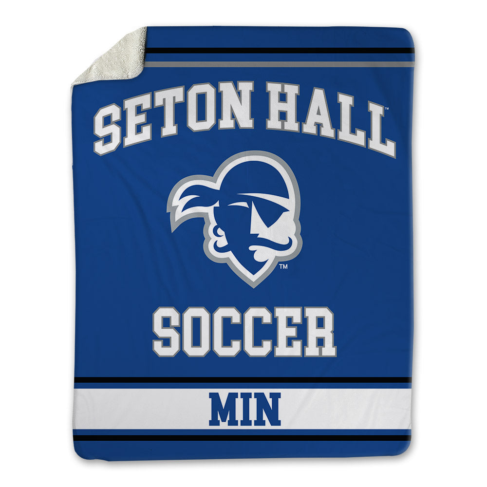 Seton Hall - NCAA Men's Soccer : Joseph Min - Blanket-0