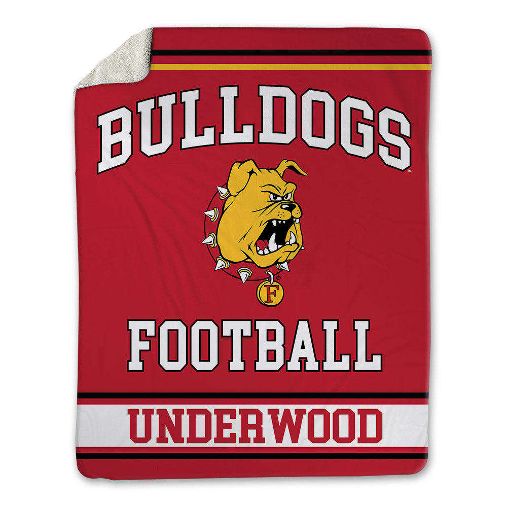 Ferris State - NCAA Football : Cam Underwood - Blanket-0