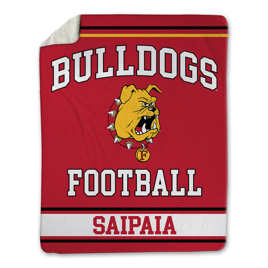 Ferris State - NCAA Football : Blaine Saipaia - Blanket-0