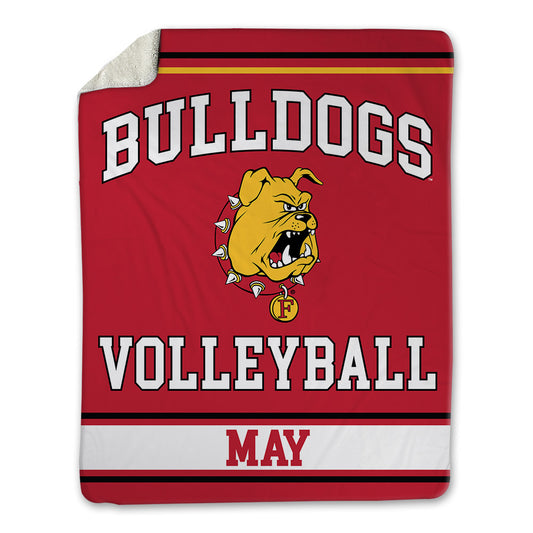 Ferris State - NCAA Women's Volleyball : Emily May - Blanket-0