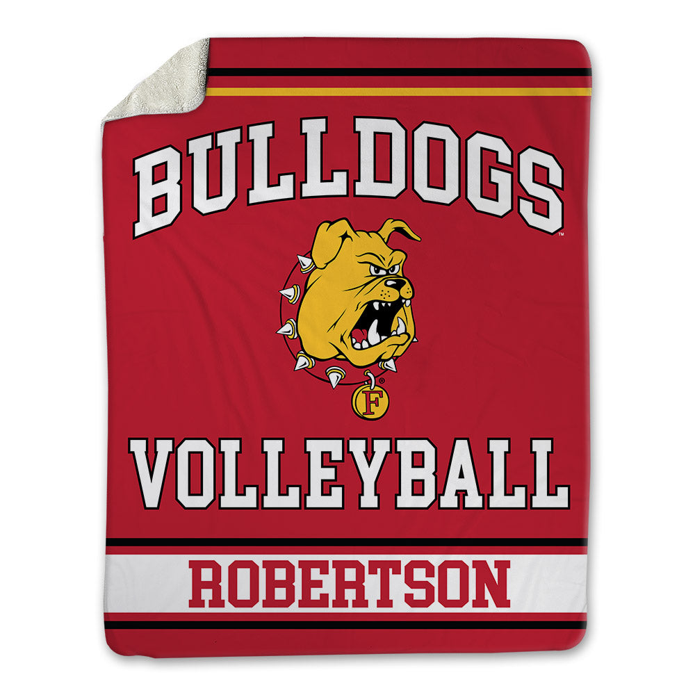 Ferris State - NCAA Women's Volleyball : Rhiannon Robertson - Blanket-0