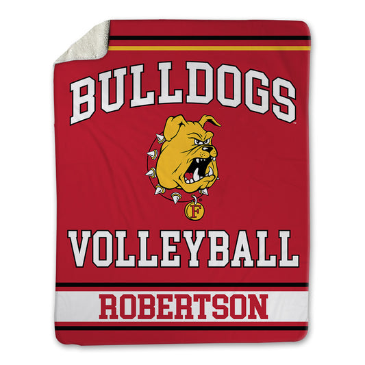 Ferris State - NCAA Women's Volleyball : Rhiannon Robertson - Blanket-0