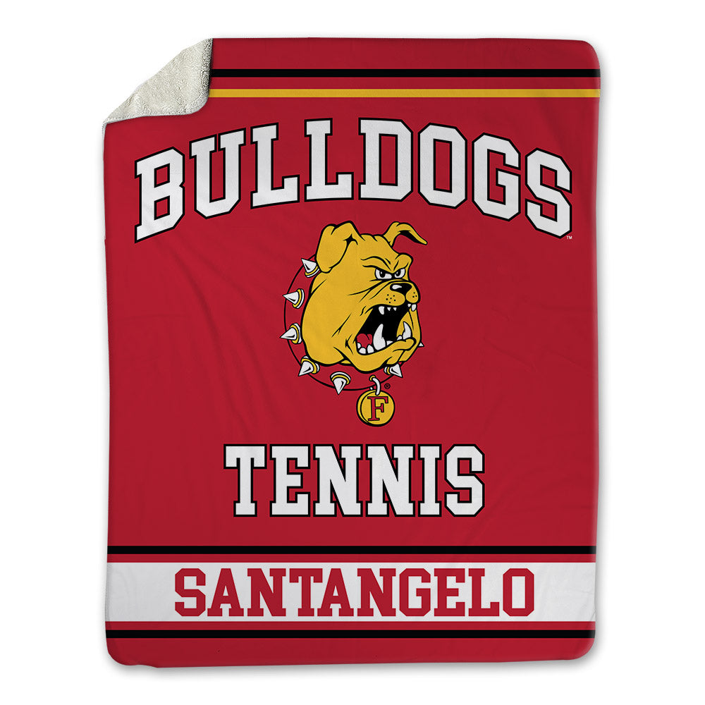 Ferris State - NCAA Men's Tennis : Alessandro santangelo - Blanket-0